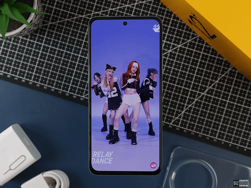 realme 12+ 5G's Super AMOLED screen