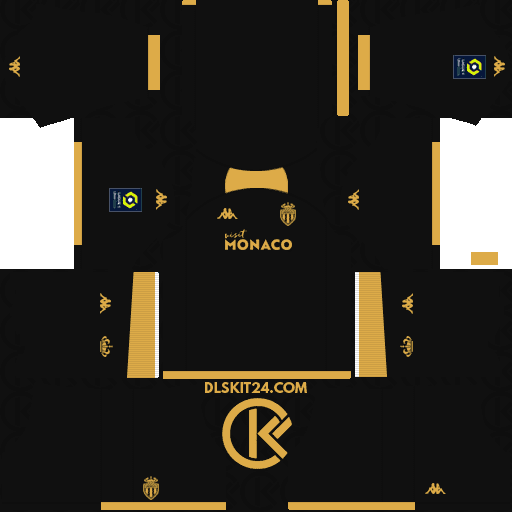 AS Monaco Kits 2023-2024 Kappa - Dream League Soccer Kits 2024 (Away)