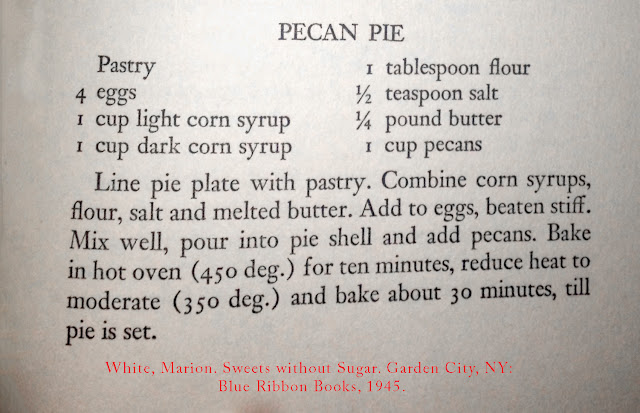 WWII Era Recipe: Pecan Pie WW2