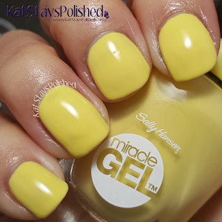 Sally Hansen Miracle Gel - Poolside Paradise - Morning Sunshine | Kat Stays Polished