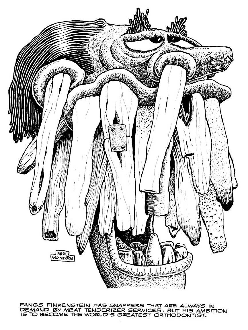 Basil Wolverton Fangs Finkenstein