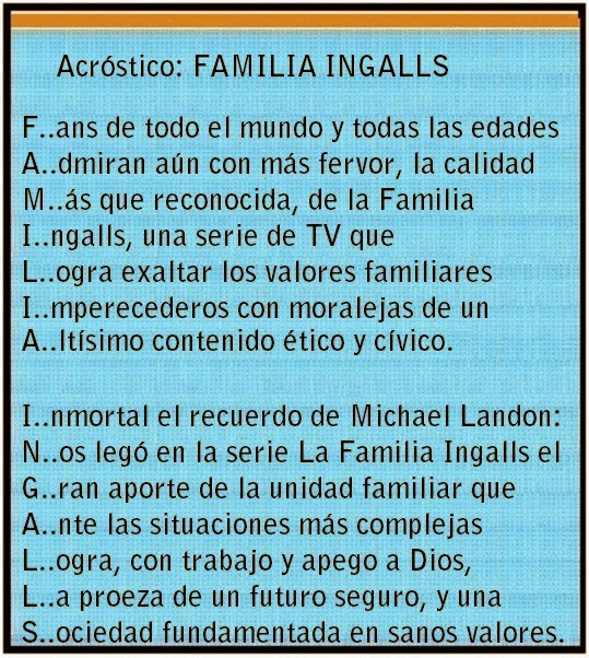 Un acróstico para la Familia Ingalls,jpg