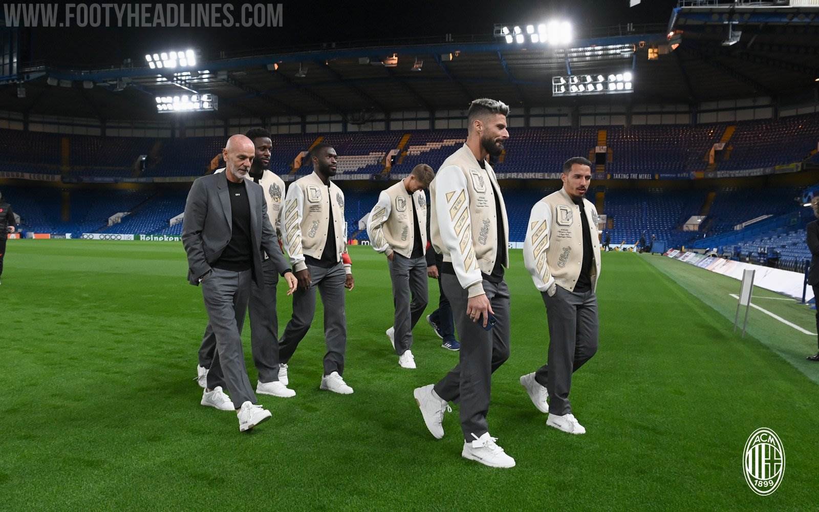 Stunning AC Milan x Off-White Varsity Jacket Revealed - Pre