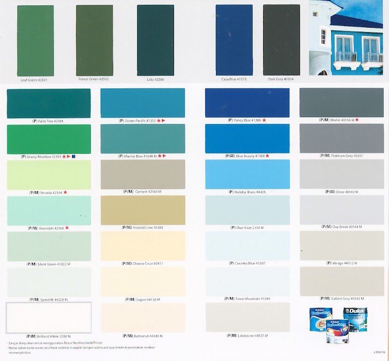 15 Dulux Color Chart Indonesia Inspirasi Terbaru!