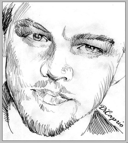 Sketch of the Day: Leonardo DiCaprio