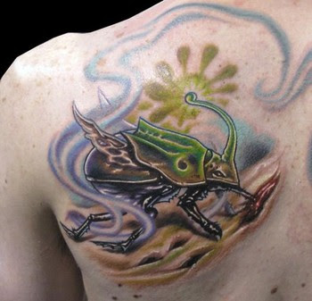 Bug Tattoo Designs On Back Body