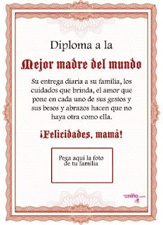 Diplomas para el día de la madre