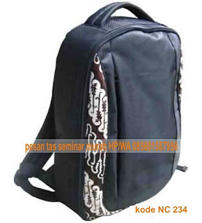 tas seminar kit batik ransel murah unik tas pelatihan diklat dinas batik nc 234