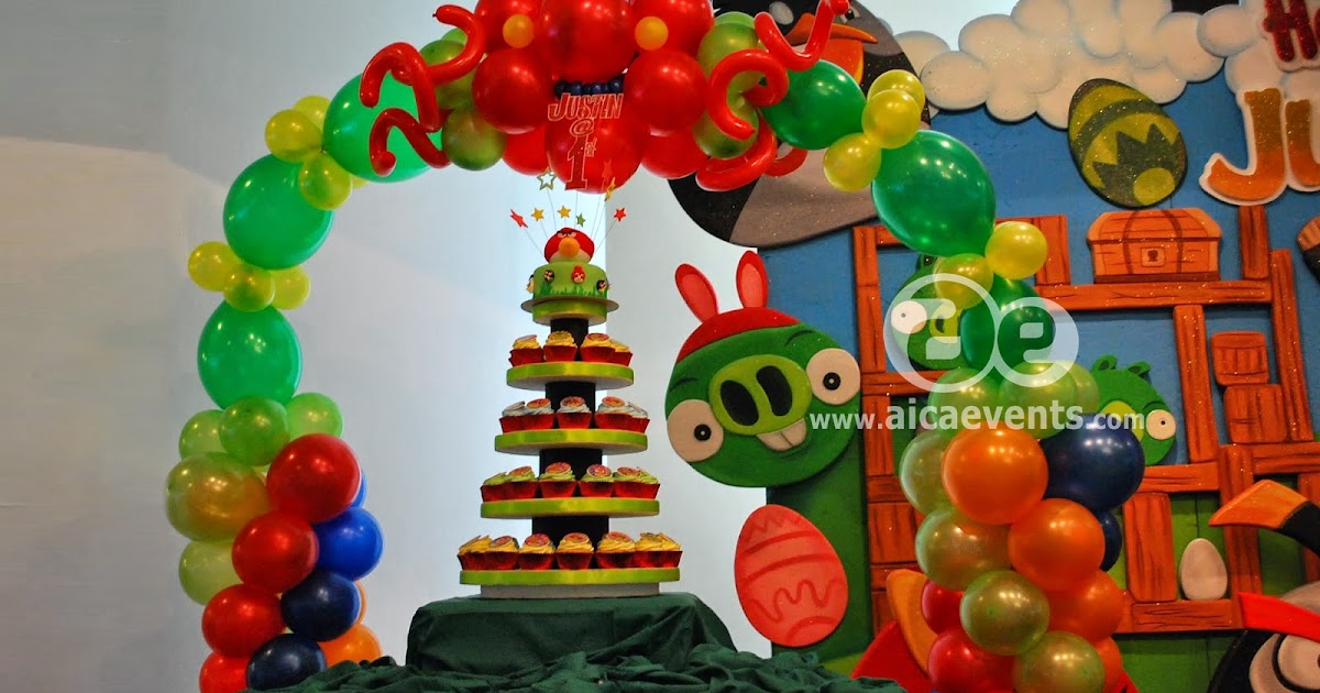 Aicaevents India Angry Bird Theme Decors for Birthday  parties