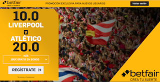 betfair supercuota champions Liverpool vs Atletico 11 marzo 2020