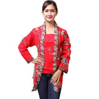 Model Baju Batik Kantor Terbaru Modis