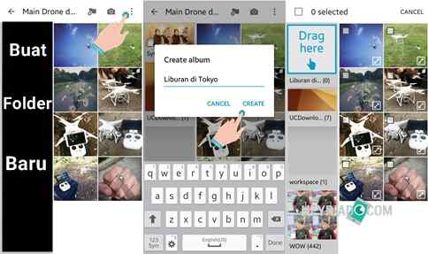 Cara Membuat Folder Album Baru Android