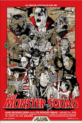 Alamo Drafthouse - The Monster Squad Red Screenprint by Tyler Stout