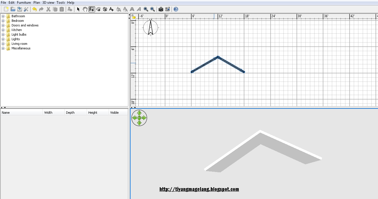 Tutorial Sweet Home 3d Cara Membuat Atap TIMKICAU