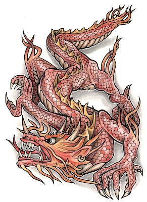 Dragon tattoo picture