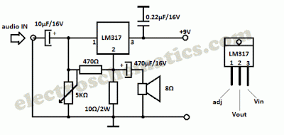 LM317 Amplifier Circuit
