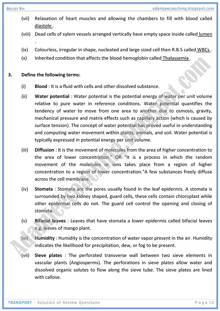 transport-review-question-answers-biology-9th