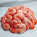 Halloween Human Brains: Red Velvet Cheesecake