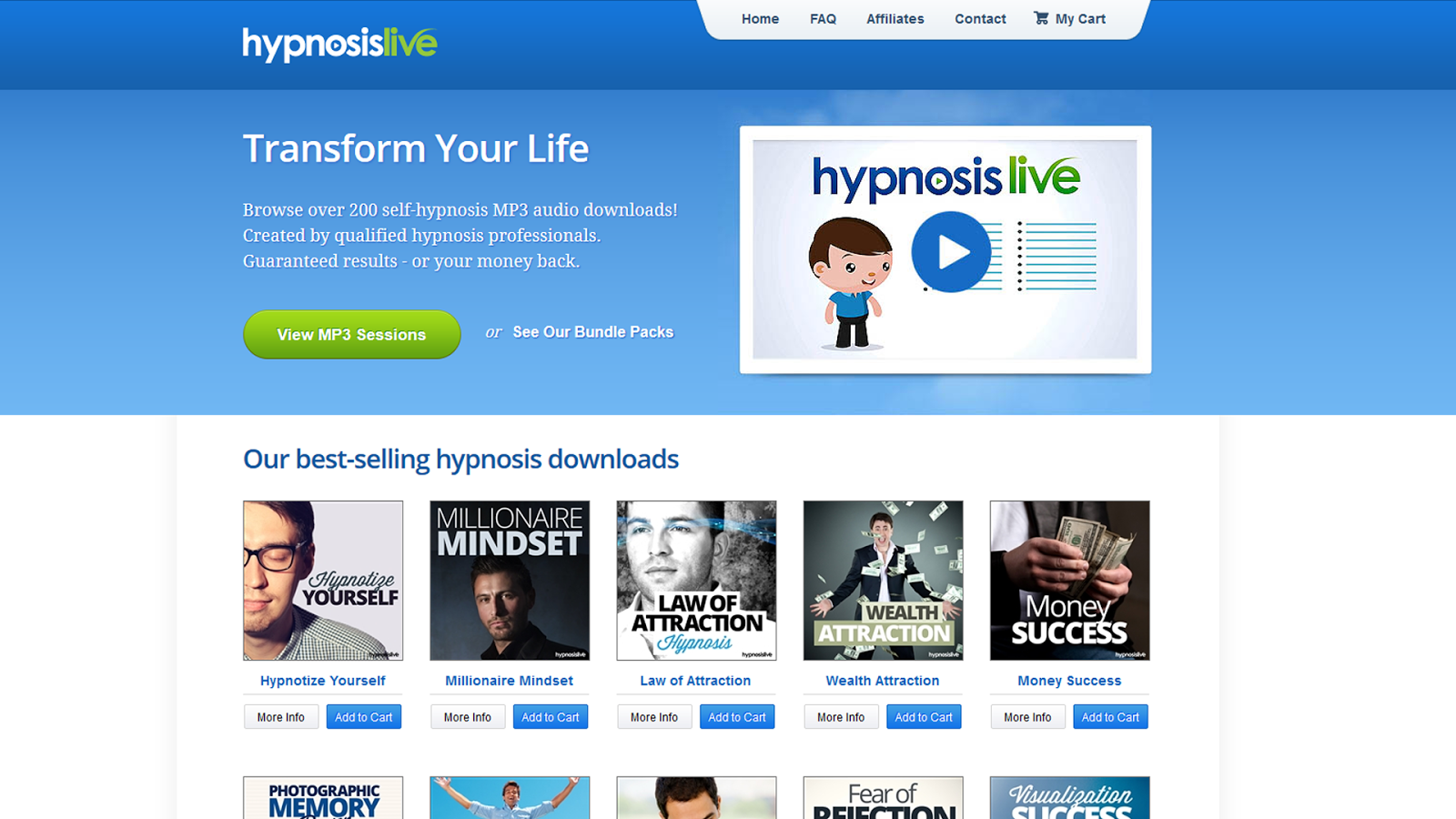 Hypnosis Live FREE MP3 Gift