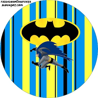 Batman Free Printable Toppers.