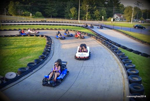 At the Go-Cart Track