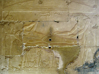 Renacimiento de Osiris, Templo funerario de Seti en Abidos, Egipto