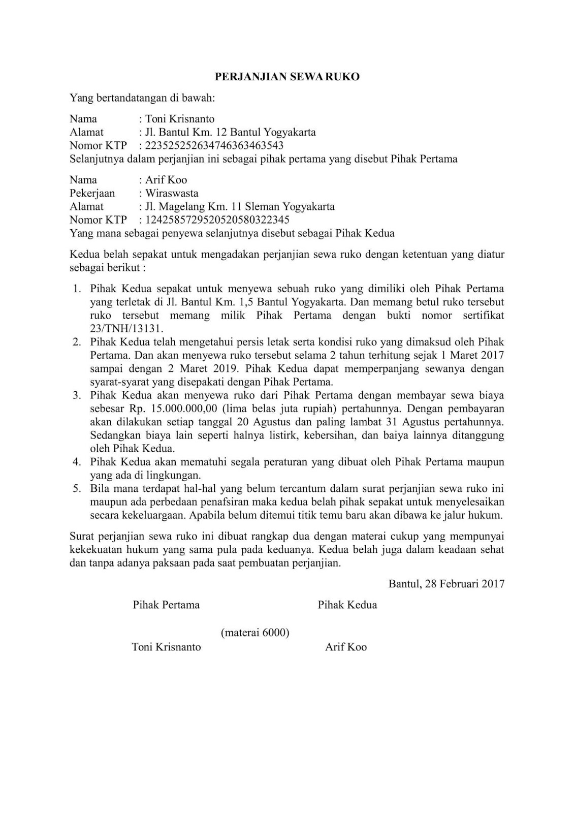 Para pembaca sekalian mari kita lanjutkan pembahasan kita terkait dunia surat inilah 8 Contoh Surat Perjanjian Sewa Ruko/Kios di Pasar & Tempat Usaha (PDF/Docx)