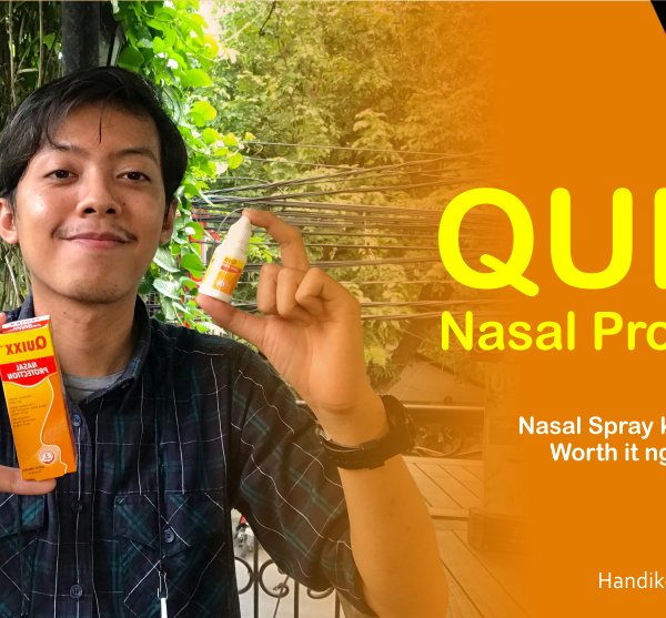 Hidung bisa nafas lega, untung ada QUIXX Nasal Protection!