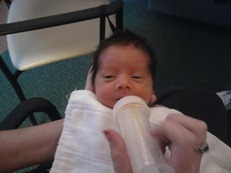 Treyson feeding