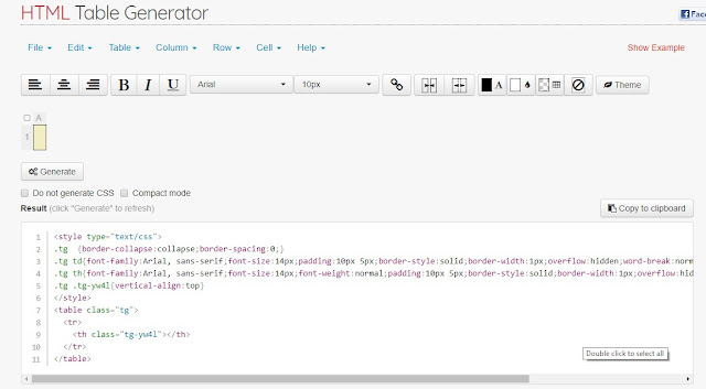 How to Generate customizable Tables For Your Website 