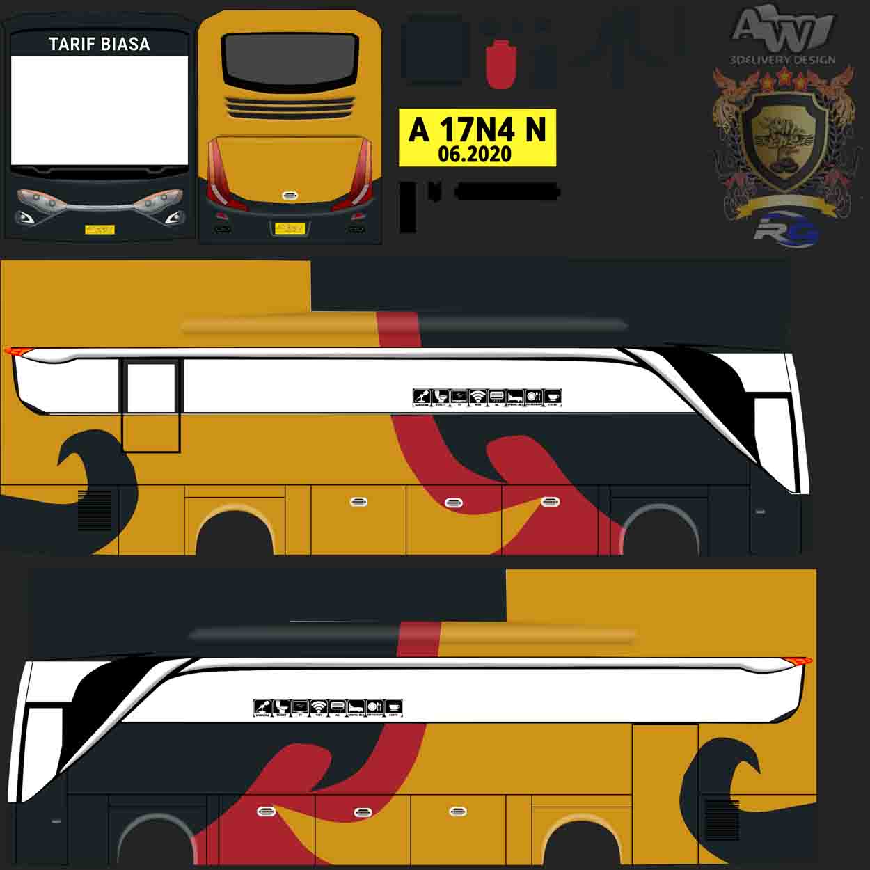 livery bussid tarif biasa