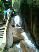 As you can see, there is a lot of walking involved with visiting the Flume, . (flume )