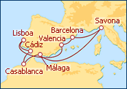 Crucero Mediterraneo desde Valencia, Costa Cruceros