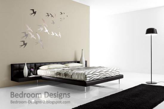 5 black and white bedroom designs ideas