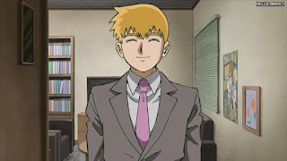 モブサイコ100アニメ 3期7話 霊幻新隆 れいげん Reigen Arataka CV.櫻井孝宏 | Mob Psycho 100 Episode 32