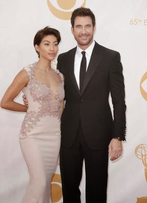 actor Dylan McDermott (R) and Shasi Wells (L)