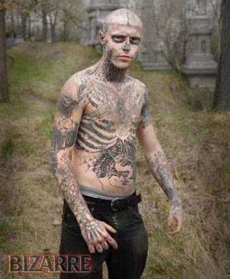 Zombie Tattoo Man Picsmo