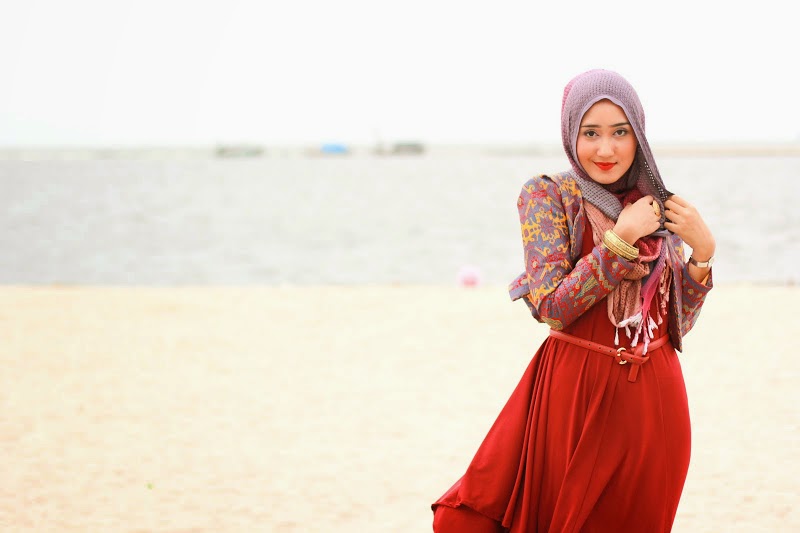 Hijab Style Ala Dian Pelangi Tipe 6