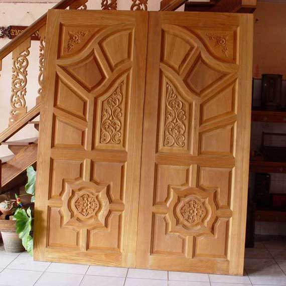 Double Front Door    Designs Wood Kerala Special Gallery - Wood Design 