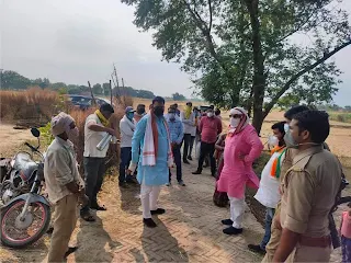सेनेटाइजेशन कार्य का निरीक्षण करने पहुंचे विधायक रमेश मिश्र | #NayaSaberaNetwork