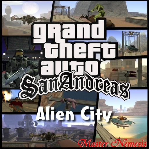 GTA San Andreas Mod Anderius Alien city en Español