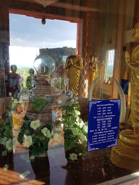 thailand, phuket, wat chalong, chedi, buddha bone relic