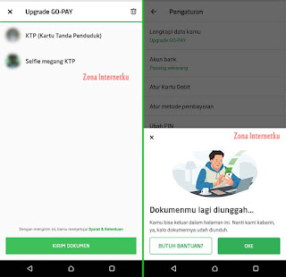 Cara Mudah Upgrade (Verifikasi) Akun GoPay Di GoJek 4