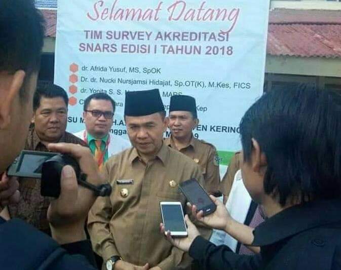 RSUD MH A Thalib Raih Akreditasi Madya Bintang Tiga, Adirozal Pinta Pelayanan Ditingkatkan