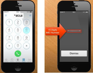 cek imei iphone dengan kode dial number