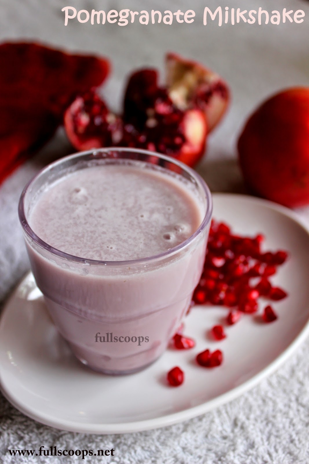 Pomegranate Milkshake