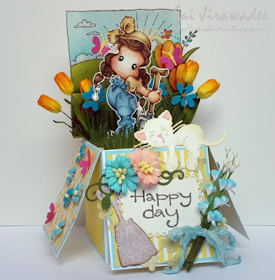 Magnolia Tilda in the Garden Spring Box Card