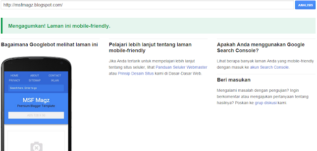 Responsive dan Mobile Friendly