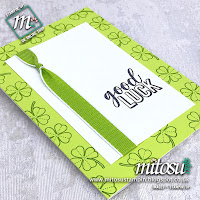 Amazing Life Stampin' Up! Good Luck Card Idea. Order Cardmaking Products from Mitosu Crafts UK Online Shop 24/7