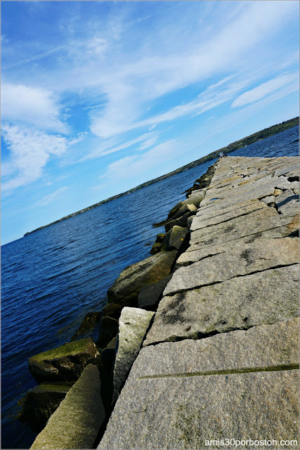 Malecón del Rockland Breakwater Lighthouse, Maine